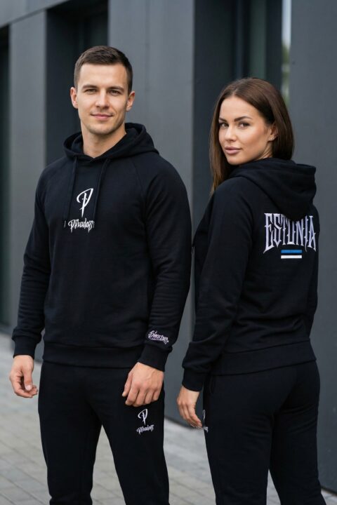 "LOKO 4.0 x ESTONIA" -SLIM HUPPARI, MUSTA