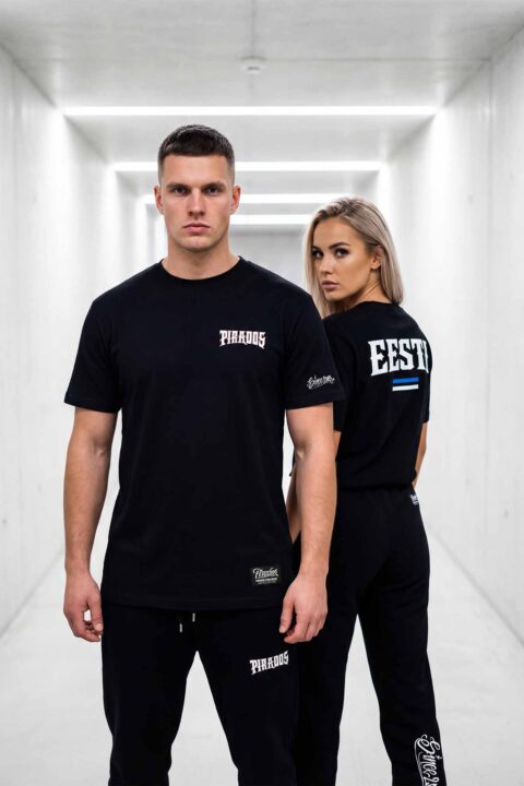 "BLOCK 2.0 x EESTI" -CAMISETA, NEGRO