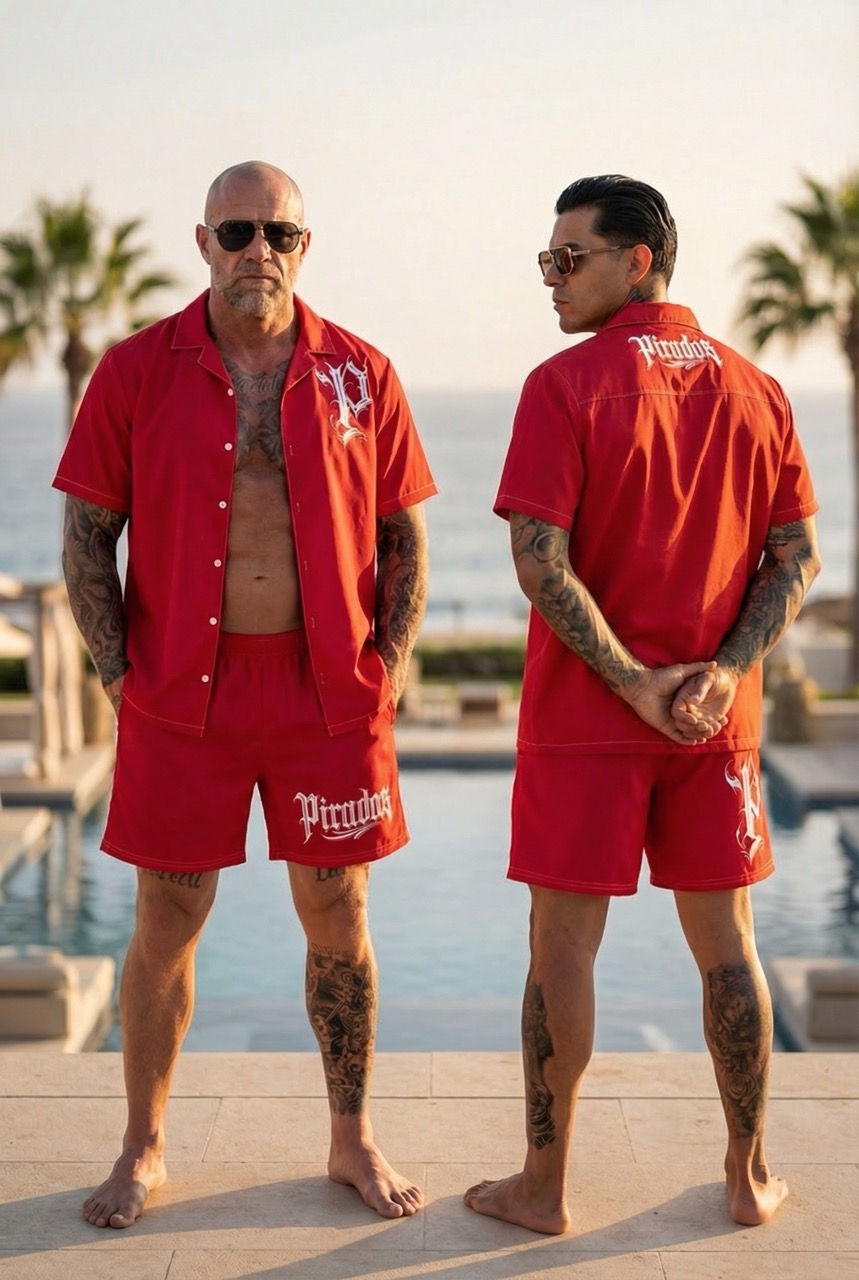 "OG" BUTTON SHIRT - FLAME