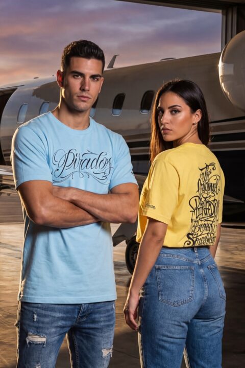 "Original" Lightweight Tee – Musta painatus (4 väriä)