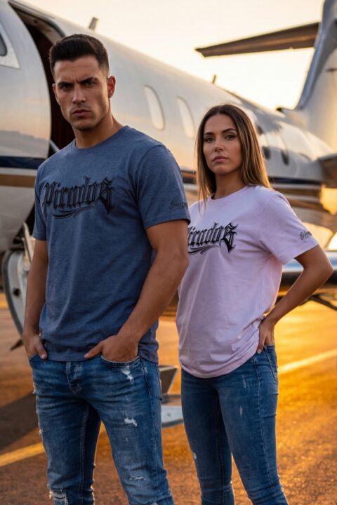 "OG" Mediumweight Tee – Musta design (10 väriä)